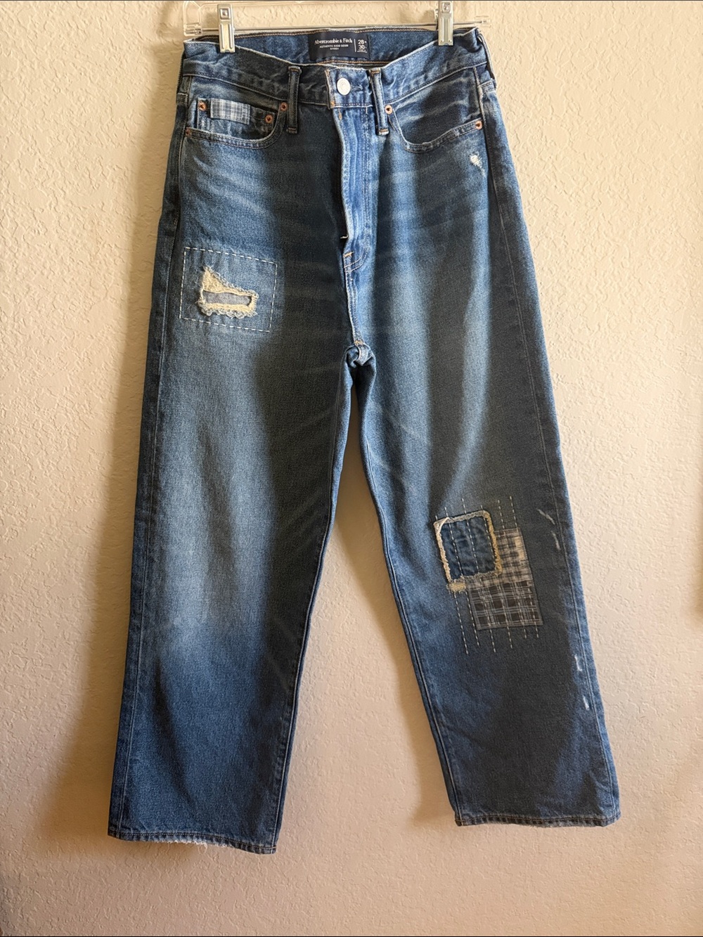 Abercrombie & Fitch Patchwork Jeans